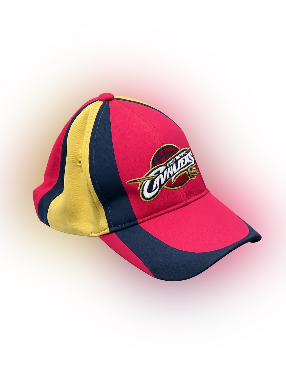 Vintage Cleveland Cavaliers Logo Athletic NBA Adjustable Hat Cap Red Gold Navy